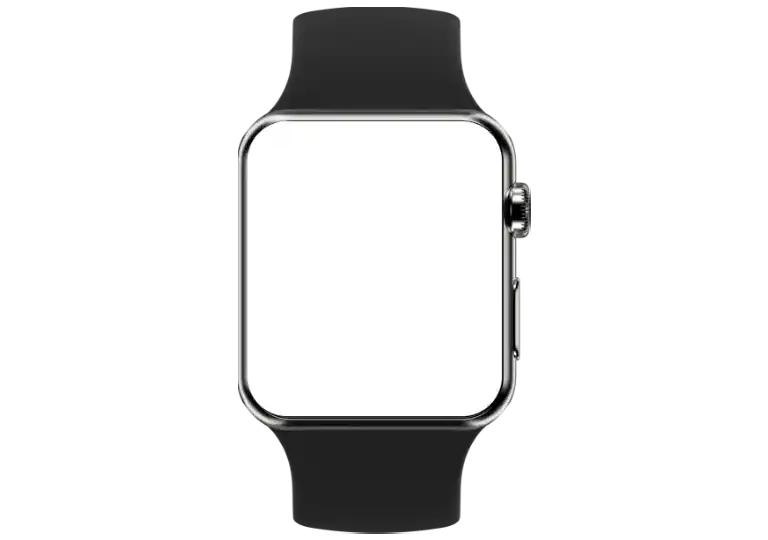 Marketplace | Integrate AURA Technology | Safety I AURA Kenya | Customisable Apps with a blank face of a smart watch