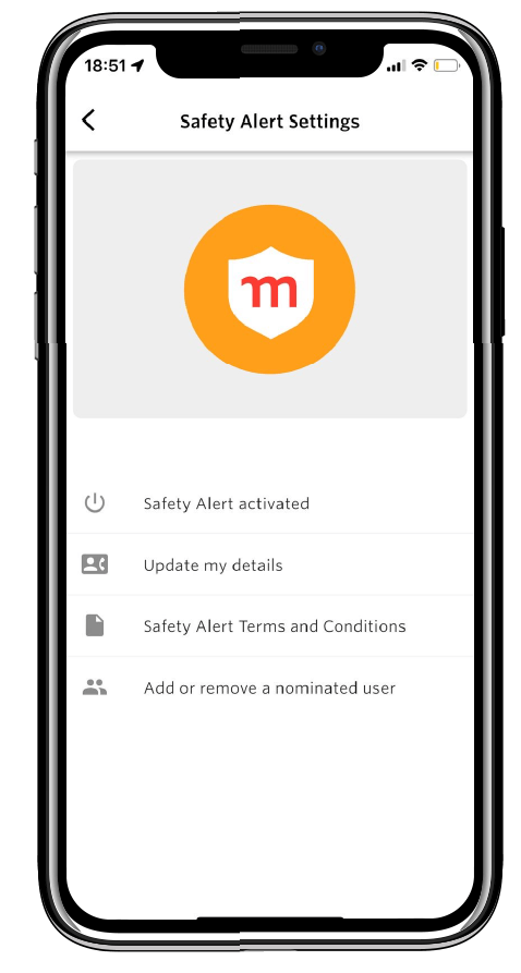 Momentum App screen