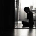 Woman feeling sad and desperate